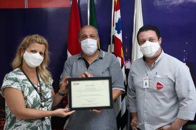 ARCD concede diploma de gratidão à Câmara de Rio Preto