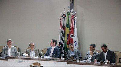 Autoridades municipais e estaduais acompanharam apresentação do relatório regional do Índice de Responsabilidade Social Alesp apresenta Índice Paulista de Responsabilidade Social