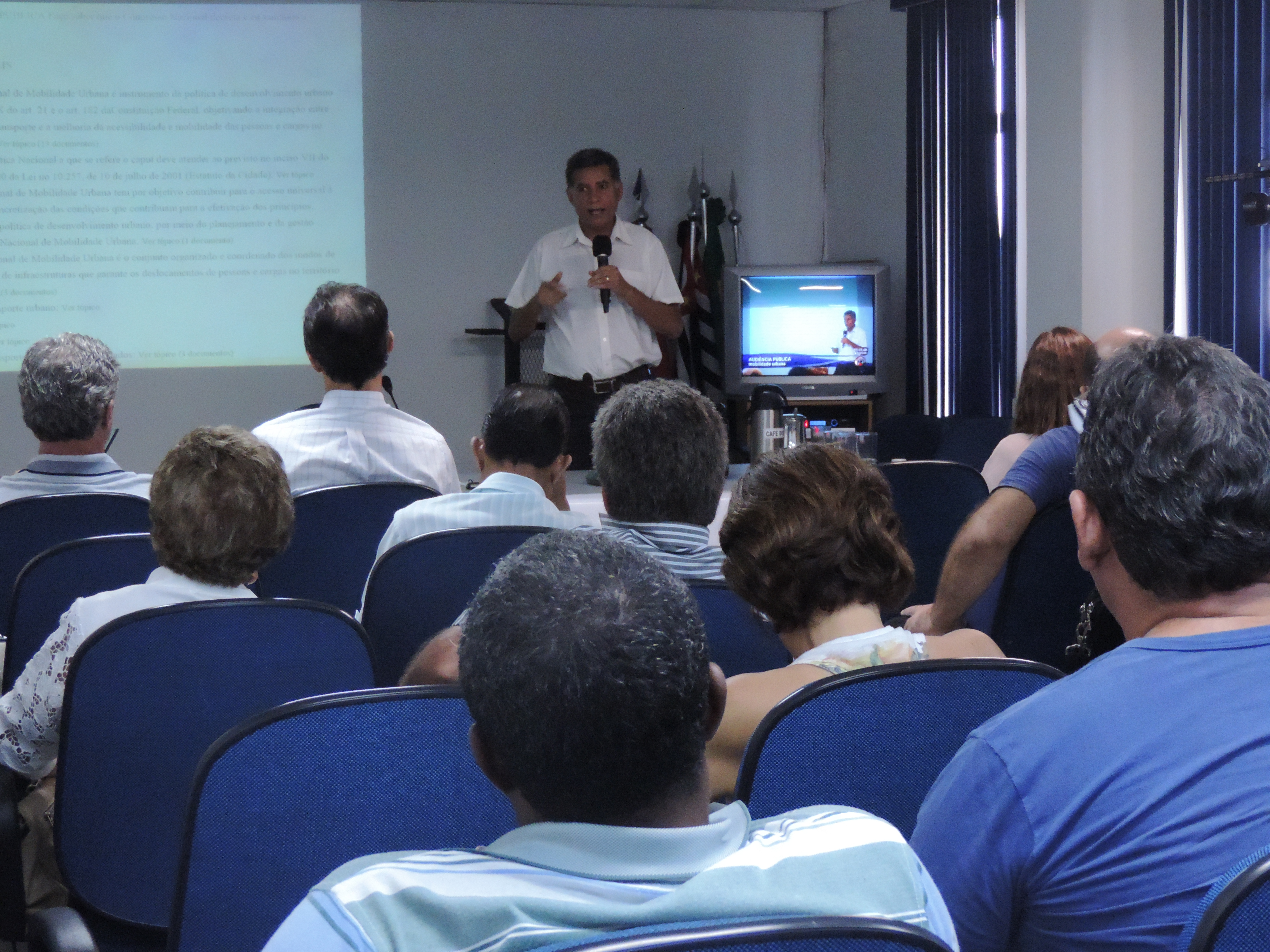 Audiência discute a mobilidade urbana da cidade