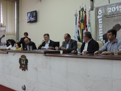 Audiência Pública apresenta Orçamento Estadual de 2015