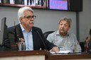Secretário de Trânsito Amaury Hernandes e o assessor especial da pasta, Antonio Benincasa Neto Audiência debate assuntos inerentes ao trânsito de Rio Preto