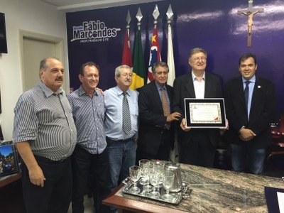 Bolçone recebe título de Cidadão Rio-Pretense