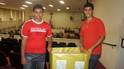Demolay promove campanha de arrecadação de alimentos