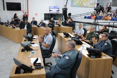 Câmara faz homenagem a integrantes das Forças de Segurança Pública