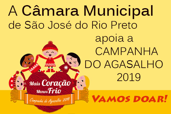 Câmara incentiva a doação de roupas de frio