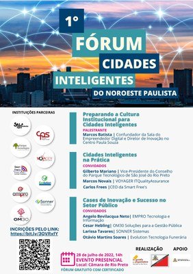 Câmara promove Fórum sobre Cidades Inteligentes