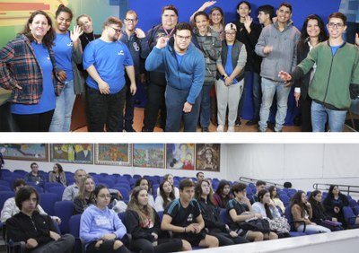 Câmara recebe visita de alunos do Senac e do colégio Kelvin