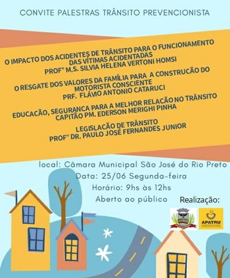 Câmara sedia ciclo de palestras sobre trânsito