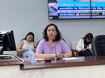 Comissão da Cidadania recebe secretária de Educação