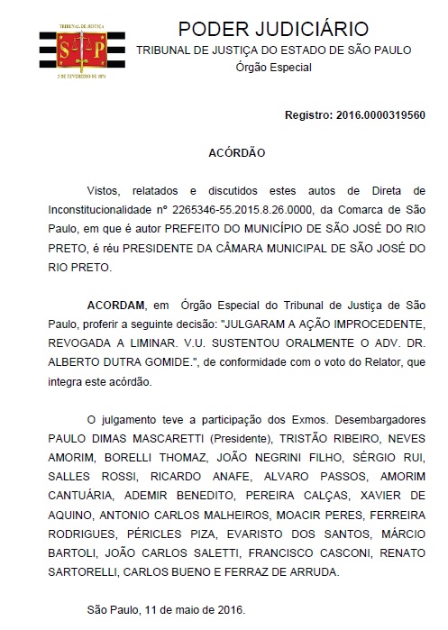 Confira a íntegra do acórdão que isentou moradores do Auferville de IPTU