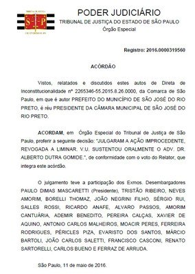 Confira a íntegra do acórdão que isentou moradores do Auferville de IPTU