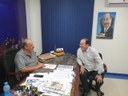 Deputado federal visita presidência da Câmara