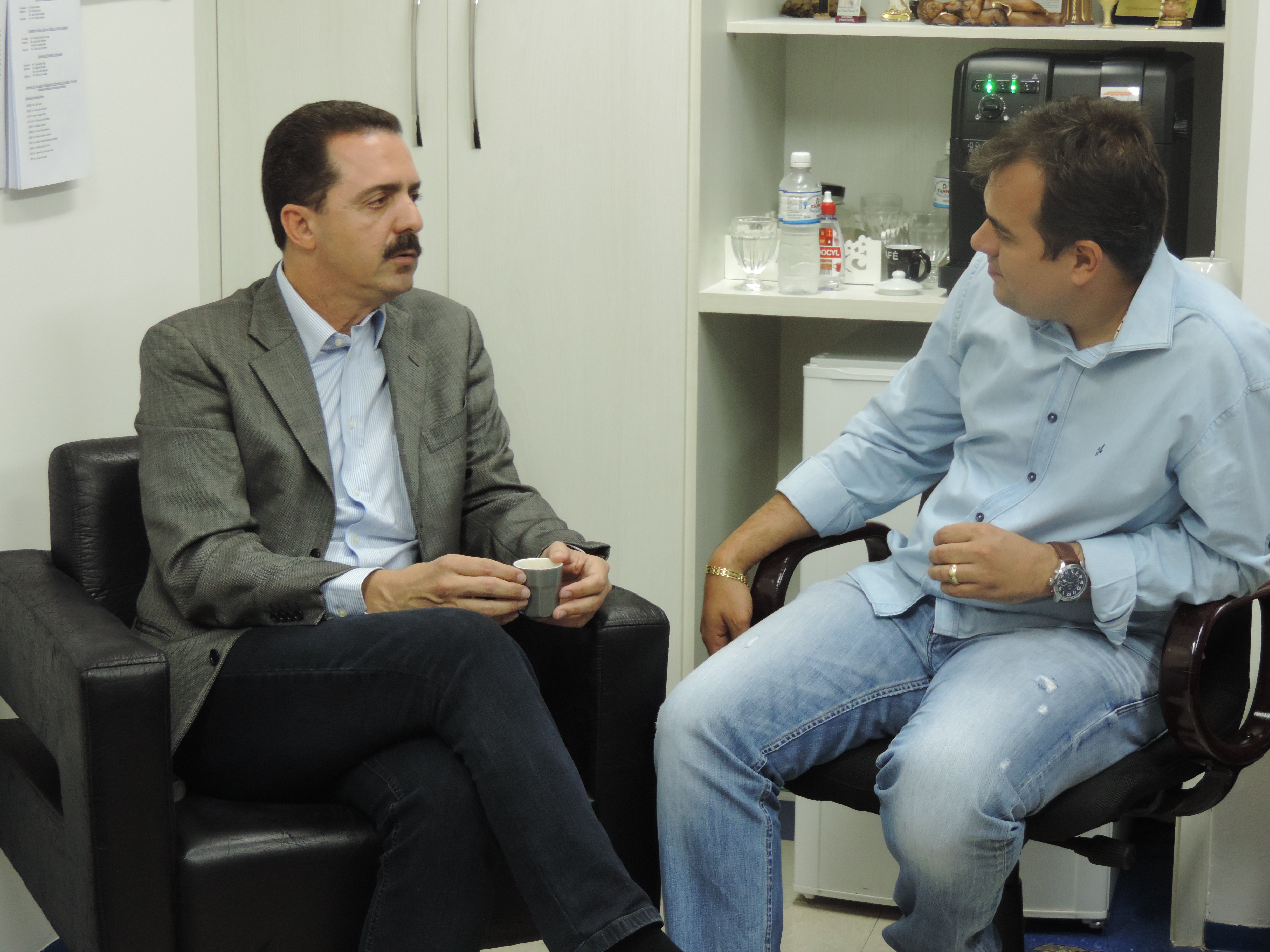Deputado Itamar Borges visita a Câmara de Rio Preto