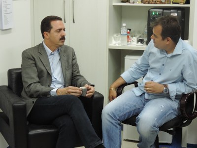 Deputado Itamar Borges visita a Câmara de Rio Preto