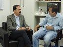 Deputado Itamar Borges visita a Câmara de Rio Preto