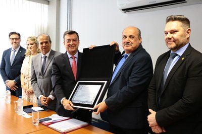 Desembargador Fernando Torres Garcia recebe título da Câmara