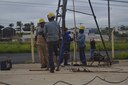 Diretores visitam terreno onde será instalada antena da TVC