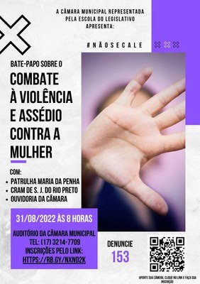 Evento aborda assédio e violência contra a mulher