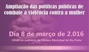 Evento debate políticas públicas de prevenção à violência contra a mulher