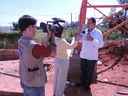 Fábio Marcondes recebe a antena   e equipamentos da TV Câmara