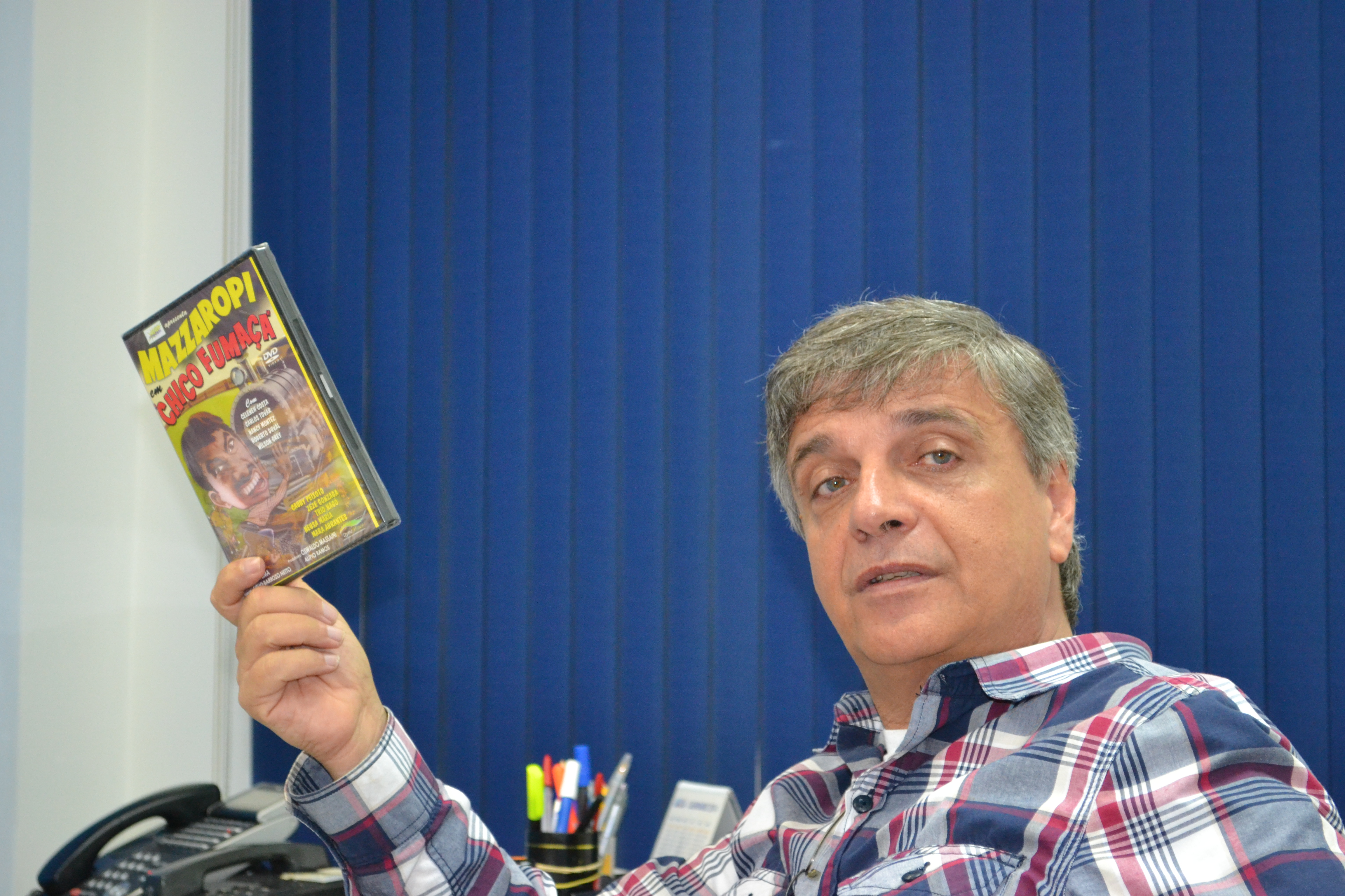 Filho de Mazzaropi faz visita à Câmara