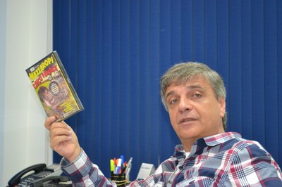 Filho de Mazzaropi faz visita à Câmara