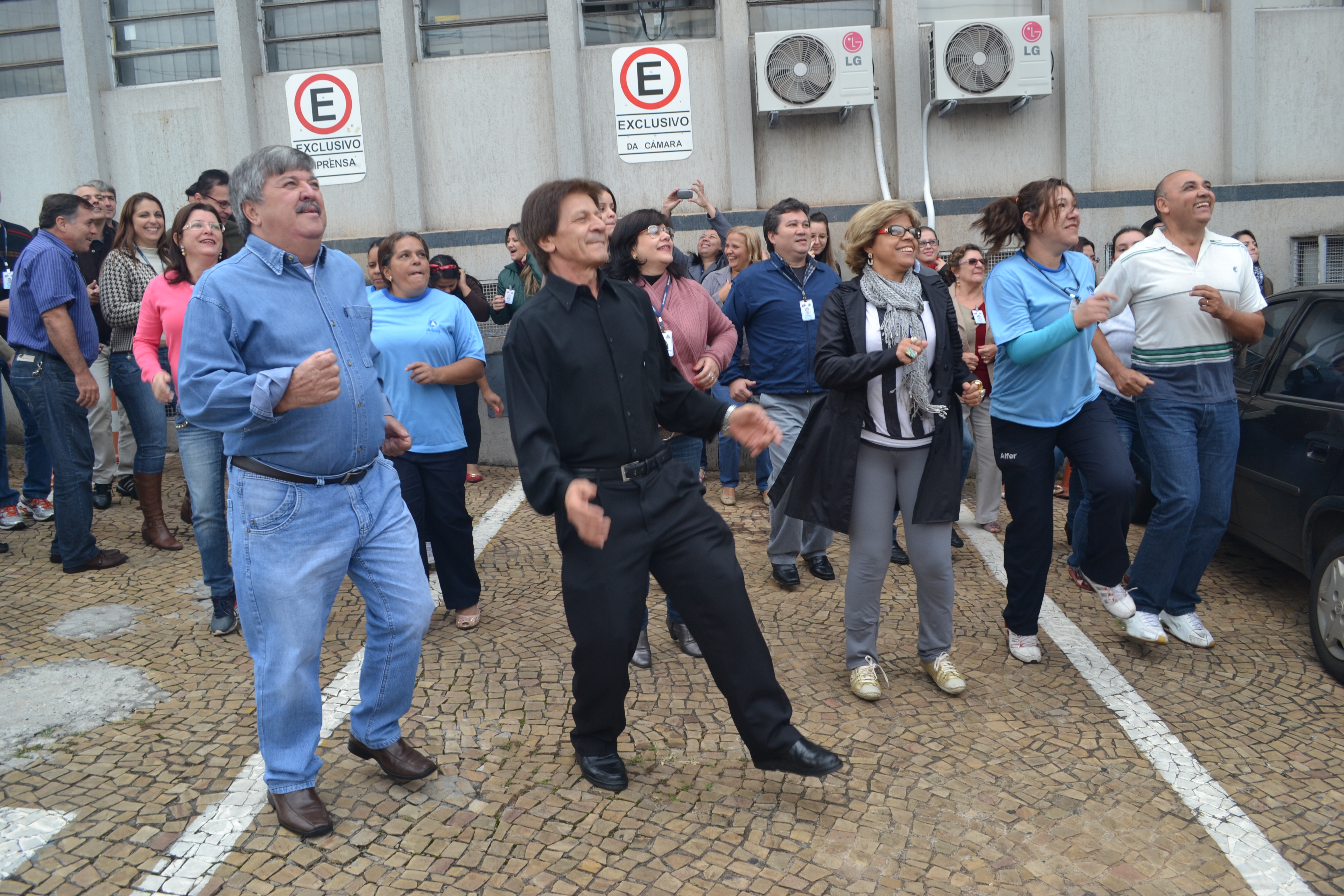 Funcionários participaram do Dia do Desafio