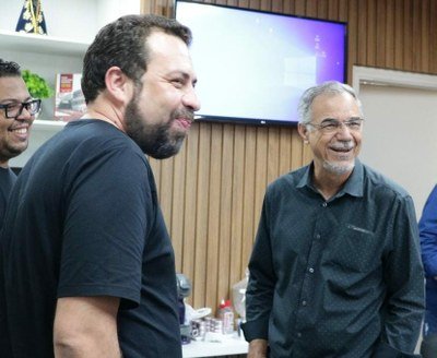 Boulos faz visita de cortesia ao presidente da Câmara