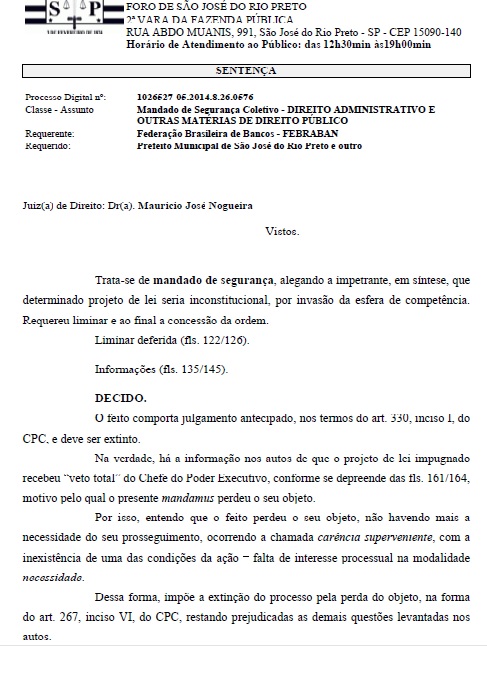 Juiz abre caminho para bancos abrirem às 10h