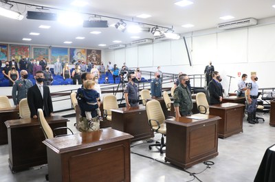 Legislativo presta homenagem a profissionais da segurança pública