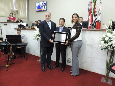 Marcos Pereira é homenageado na Câmara de Rio Preto