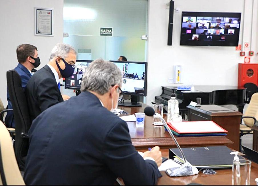 Mesa diretora da Câmara faz reunião para definir retomada de atividades no Legislativo