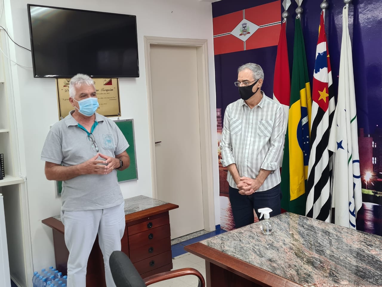 Padre visita presidência e manifesta temor com Covid-19