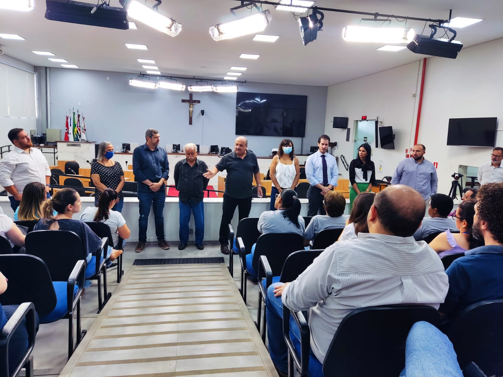 Pauléra apresenta equipe de diretores da Câmara