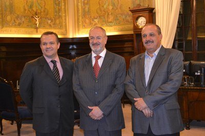 Pauléra visita presidente do Tribunal de Justiça de SP