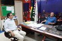 Perosa expõe a Pauléra ações do governo federal de incentivo ao agronegócio Pauléra recebe secretário nacional de Comércio e Relações Exteriores