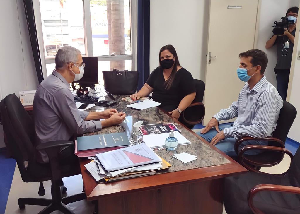 Pedro Roberto recebe presidente da Câmara de Mirassol