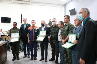 Polícia Ambiental presta homenagens em cerimônia na Câmara