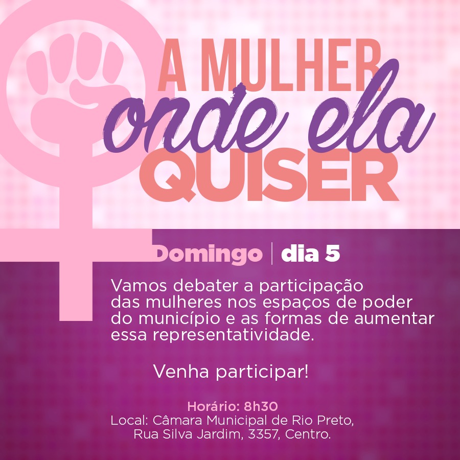Participação das mulheres na política é tema de evento na Câmara