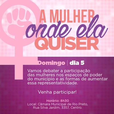 Participação das mulheres na política é tema de evento na Câmara
