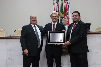 Sebastião Martins é homenageado na Câmara de Rio Preto