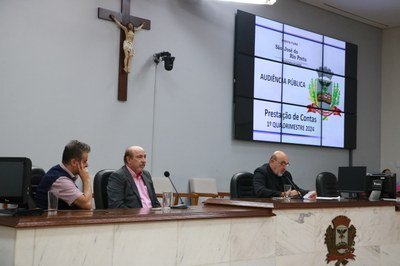 Secretaria de Saúde presta contas do primeiro quadrimestre de 2024