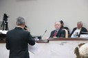 Marcos Apóstolo responde perguntas dos vereadores durante sessão Secretário de trânsito presta esclarecimentos durante sessão