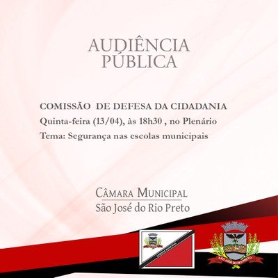 Segurança nas escolas é tema de audiência