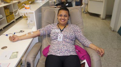 Servidores da Câmara colaboram com doação de sangue