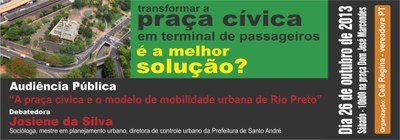 Vereadora promove audiência sobre mobilidade urbana