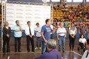 Marcondes discursa durante sorteio e ressalta importância da Câmara na consolidação dos projetos habitacionais Vereadores acompanham e fiscalizam sorteio de casas populares