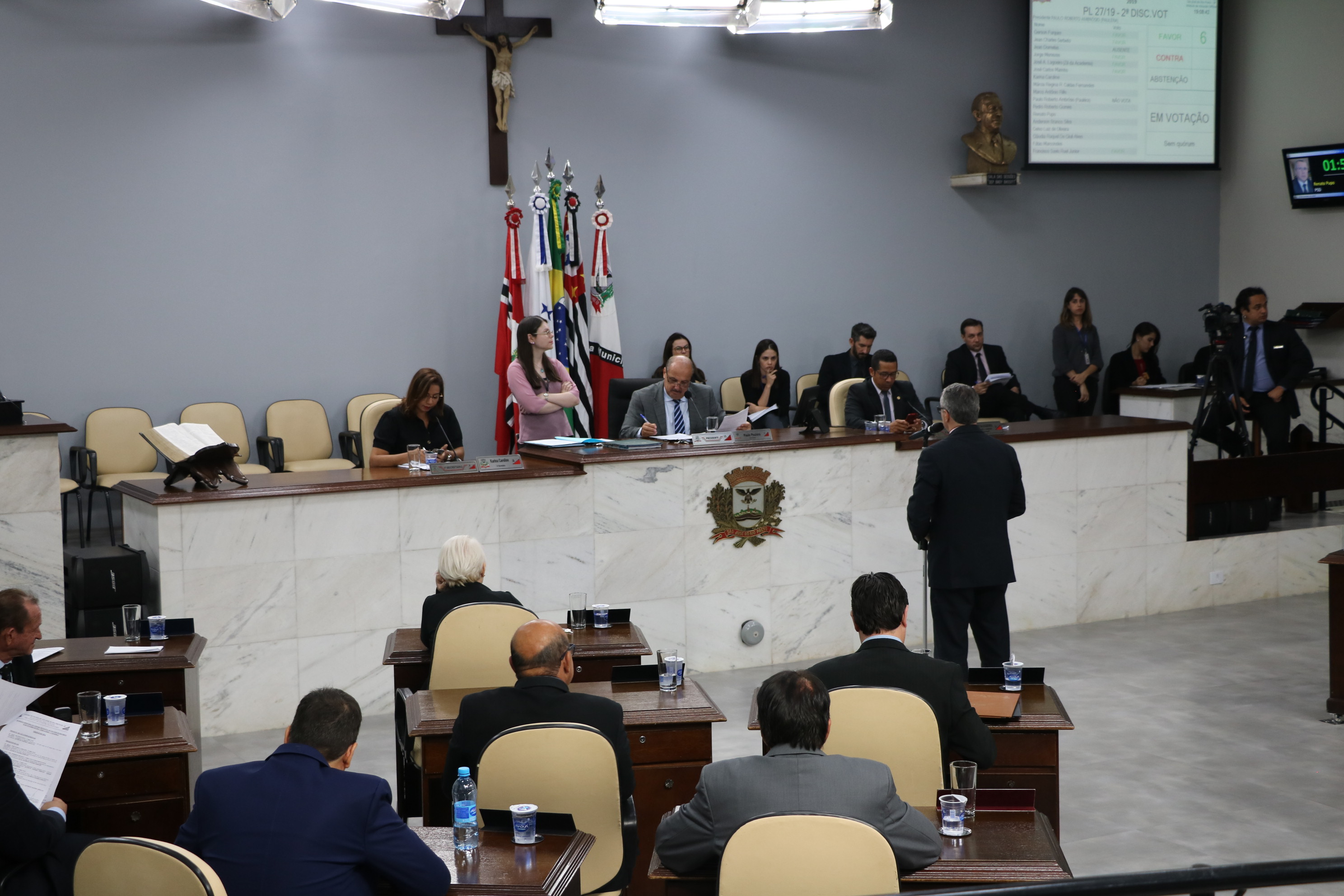 Vereadores analisam seis projetos na 40ª sessão