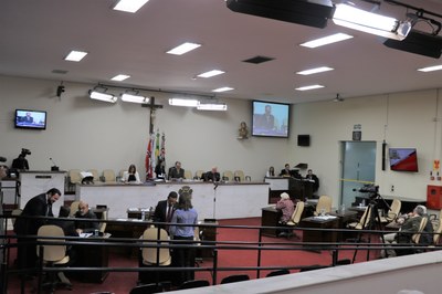 Vereadores analisam sete proposituras na 29ª sessão