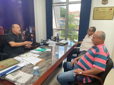 Vereadores de Bady Bassitt visitam presidente da Câmara de Rio Preto